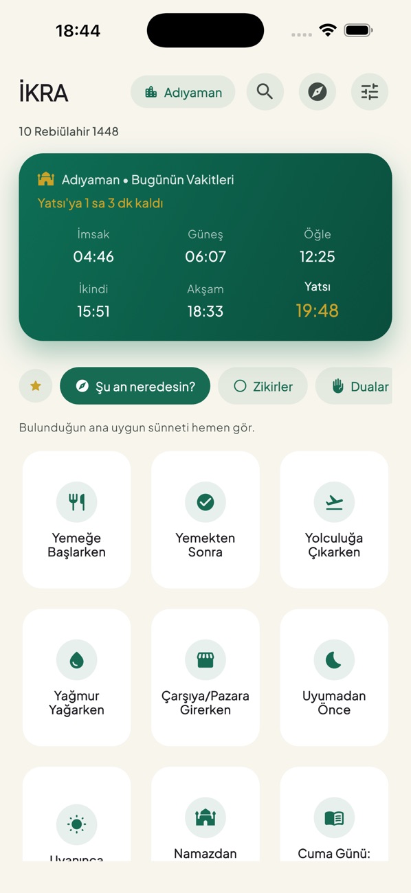 İKRA: Dua ve Zikir ekran görüntüsü 1