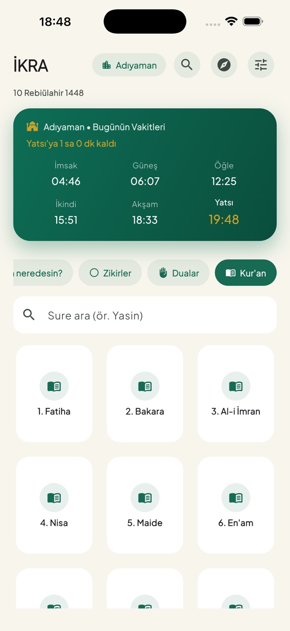 İKRA: Dua ve Zikir ekran görüntüsü 2